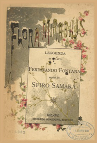 Libretto Flora mirabilis di Spiro Samara
