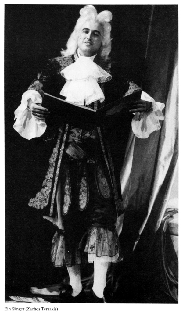 Zachos Terzakis als Snger in Rosenkavalier, Nrnberg 1987