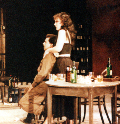 CARMEN II.Akt: Zachos Terzakis (Don Jos) with Susan MacLean (Carmen)